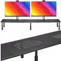 MOZOS SPM2 stojan na dva monitory na stôl 1000x230x120 mm čierny