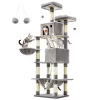 MOZOS Kitty Tree veľký škrabací strom pre mačky, výška 206 cm