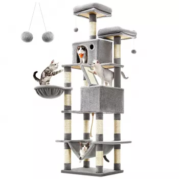 MOZOS Kitty Tree veľký škrabací strom pre mačky, výška 206 cm