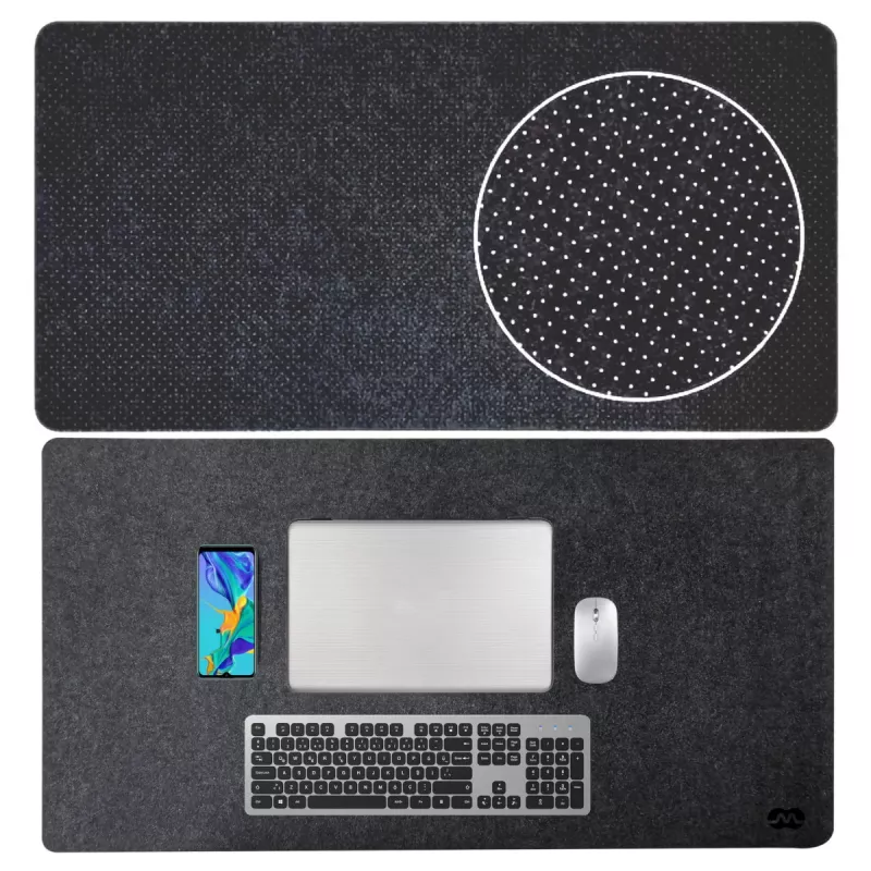 MOZOS WOOL-PAD prémiová podložka na stôl 120x60cm antracitovo sivá