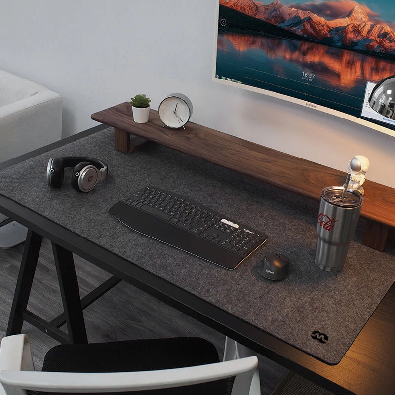 MOZOS WOOL-PAD prémiová podložka na stôl 120x60cm antracitovo sivá
