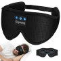 MOZOS LC001-V2 Bluetooth spánková maska so stereo reproduktormi, čierna
