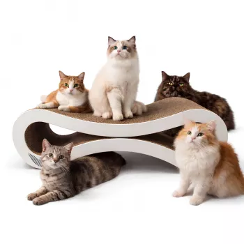 MOZOS KITTY-SPIKE škrabadlo a ležadlo pre mačky, kartón, veľké, 86 cm XXL