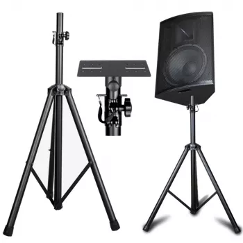 MOZOS SPK2-STAND stojan na stĺpové reproduktory 100 kg čierny pár