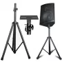 MOZOS SPK2-STAND stojan na stĺpové reproduktory 100 kg čierny pár