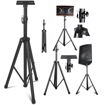 MOZOS SPK2-STAND stojan na stĺpové reproduktory 100 kg čierny pár