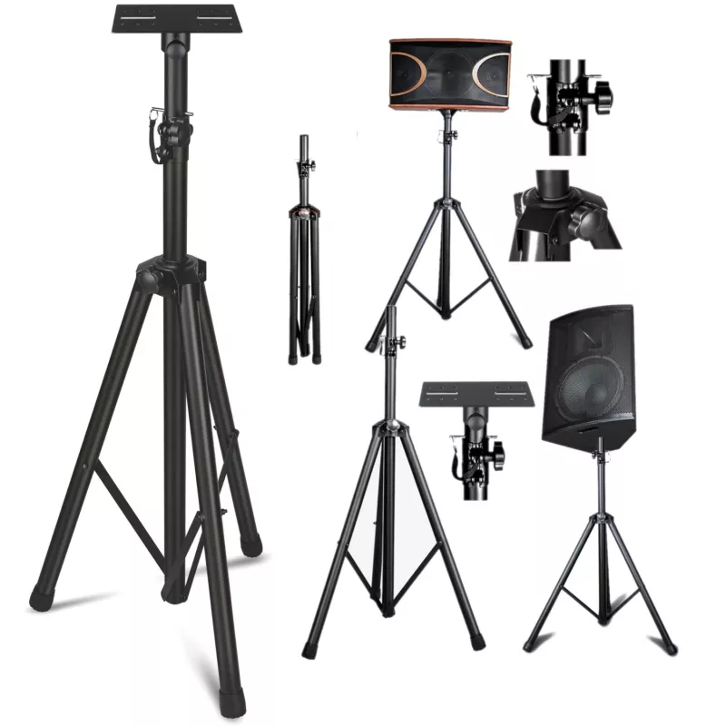 MOZOS SPK2-STAND stojan na stĺpové reproduktory 100 kg čierny pár