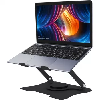 MOZOS N4-BK ergonomický stojan na notebook čierny