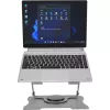 MOZOS N4-SV ergonomický stojan na notebook strieborný