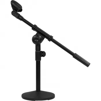 MOZOS SM807 stolový stojan na mikrofón štúdiový stolový mikrofónový stojan s ťažkou okrúhlou základňou, čierny