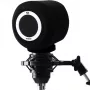 MOZOS PS-4 guľový penový pop filter ochrana proti vetru čierny