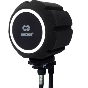 MOZOS PS-5 guľový penový pop filter na mikrofón - čierny