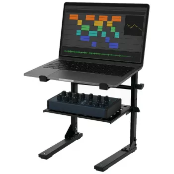 MOZOS LS8 kovový stojan na notebook/mixér čierny