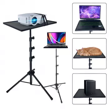 MOZOS PL2 univerzálny statív na projektor, notebook, tablet, čierny, 70-120 cm, 10 kg