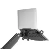 MOZOS LP-BASIC podnos na notebook pre ramená monitora, čierny, oceľ, VESA 75x75/100x100 mm, 10