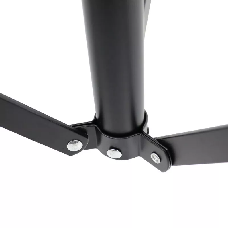 MOZOS PB02 skladacia bubenícka stolička / trón, čierna, sedadlo 280 mm, výška 450-550 mm