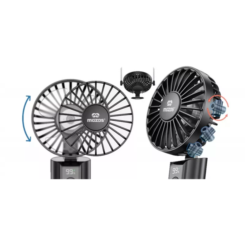 MOZOS F30 bezdrôtový ventilátor s batériou