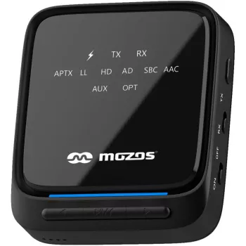 MOZOS B3 aptX HD Bluetooth 5.0 vysielač a prijímač s Optical/AUX