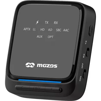 MOZOS B3 aptX HD Bluetooth 5.0 vysielač a prijímač s Optical/AUX