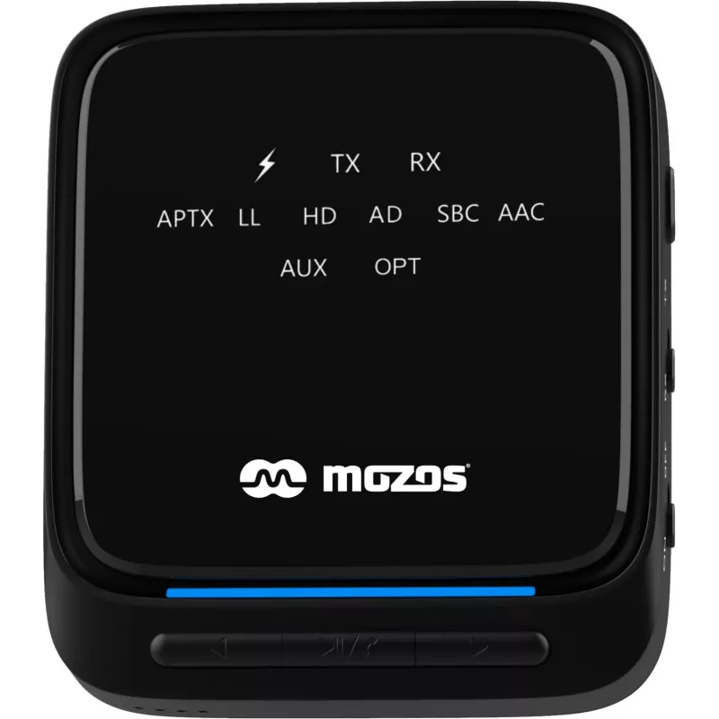 MOZOS B3 aptX HD Bluetooth 5.0 vysielač a prijímač s Optical/AUX