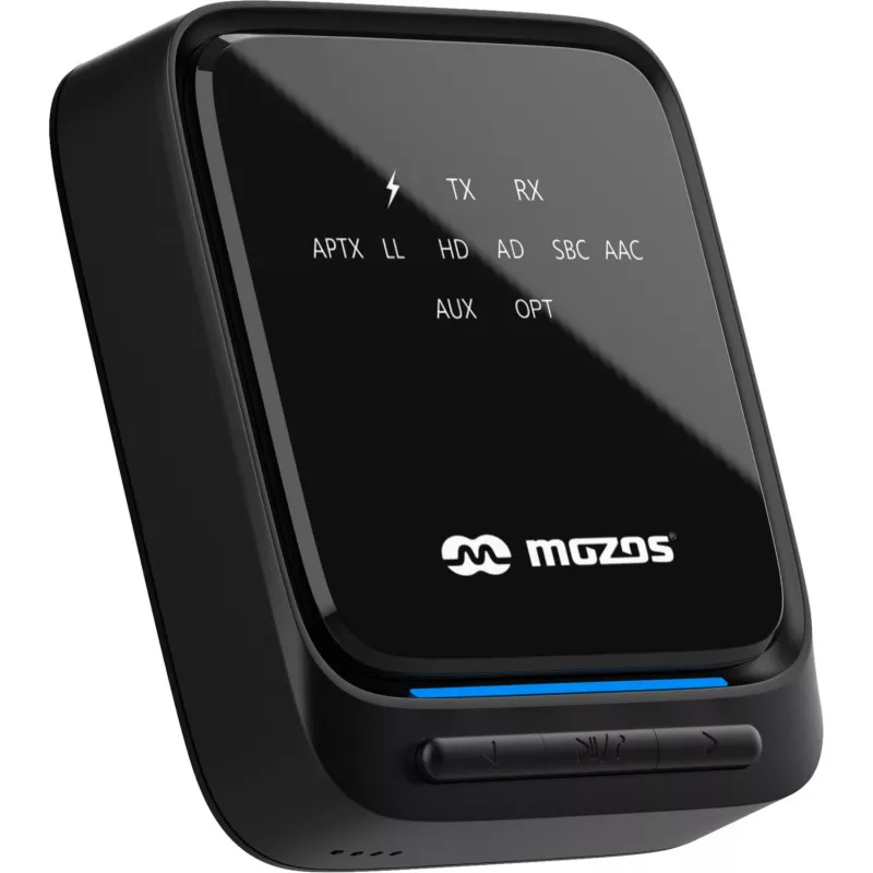 MOZOS B3 aptX HD Bluetooth 5.0 vysielač a prijímač s Optical/AUX
