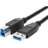 Brackton USB 3.0 kábel Type-A na Type-B 5Gbps 1m čierny