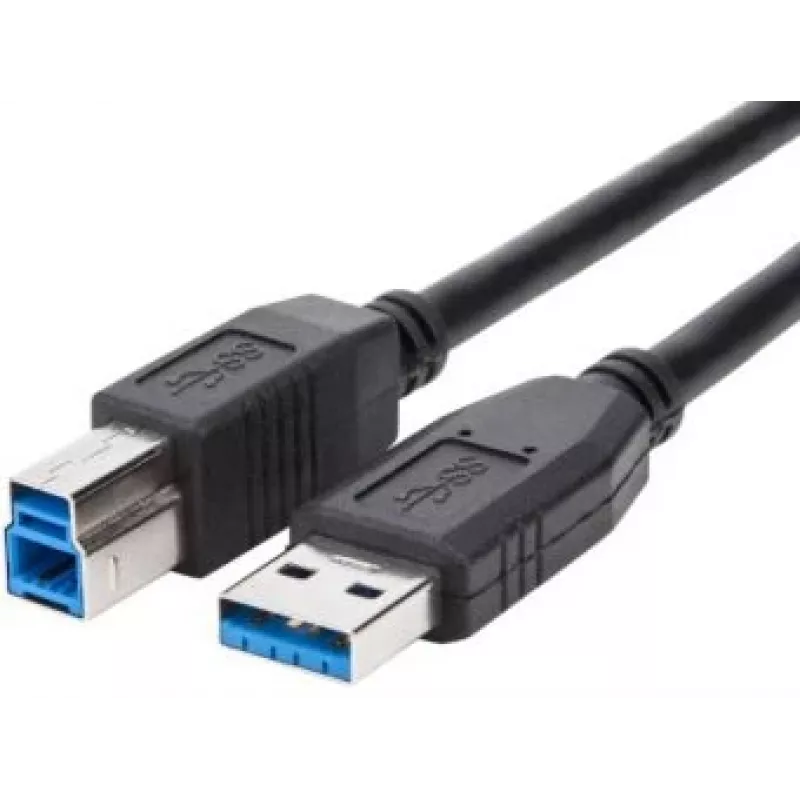 Brackton USB 3.0 kábel Type-A na Type-B 5Gbps 1m čierny