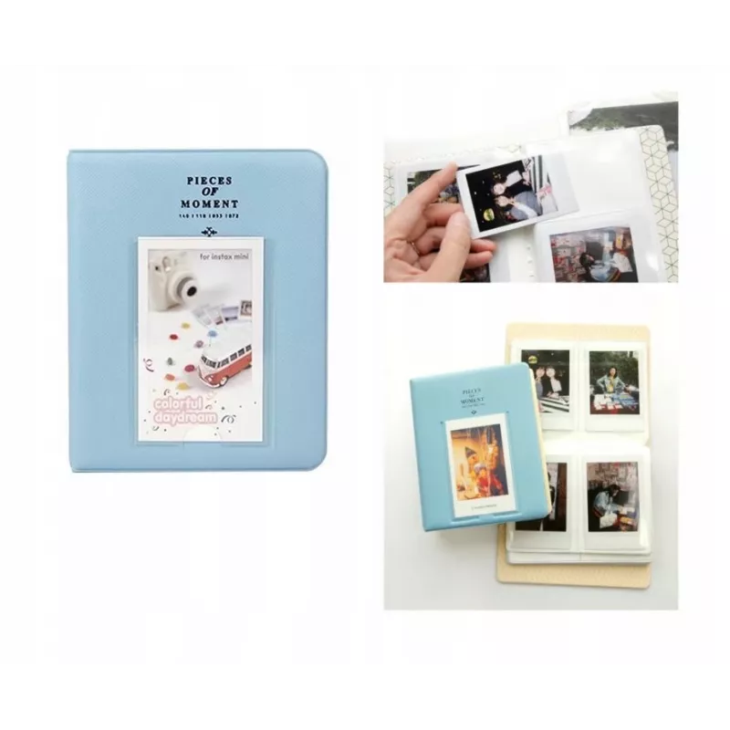 LOVEINSTANT 8-in-1 sada príslušenstva ku kamere pre Fujifilm Instax Mini 11 - modrá