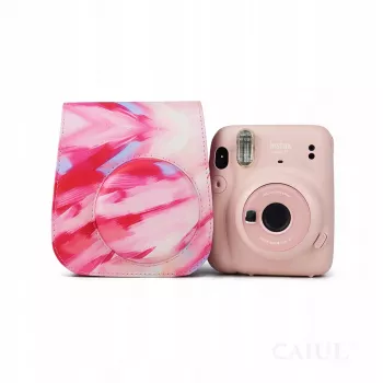 LOVEINSTANT puzdro obal taška pre Fujifilm Instax Mini 11 - vzor brush strokes