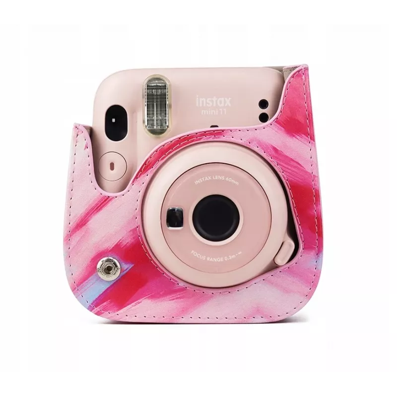 LOVEINSTANT puzdro obal taška pre Fujifilm Instax Mini 11 - vzor brush strokes