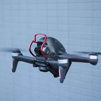 SUNNYLIFE kovový ochranný kryt gimbalu kamery pre dron DJI FPV Combo - čierna