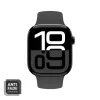 Crong Liquid Silicone remienok na hodinky pre Apple Watch 44/45/46/49 mm - grafitová