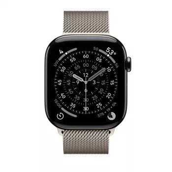 Crong Milano Steel – nerezový remienok pre Apple Watch 44/45/46/49 mm (šampanská)