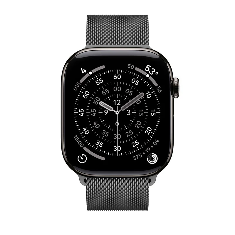 Crong Milano Steel - nerezový remienok pre Apple Watch 38/40/41/42 mm (grafit)