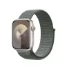 Crong Nylon Sport Band pre Apple Watch 38/40/41/42 mm (military green)