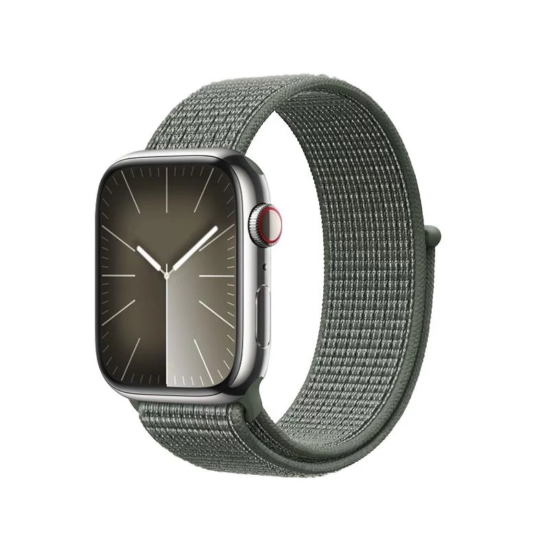 Crong Nylon Sport Band pre Apple Watch 38/40/41/42 mm (military green)