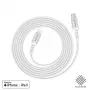 Crong Armor Link USB-C na Lightning rýchlonabíjací MFi kábel 150cm biely