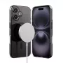 Crong Clear MAG Pro puzdro pre Apple iPhone 16, MagSafe, čierna