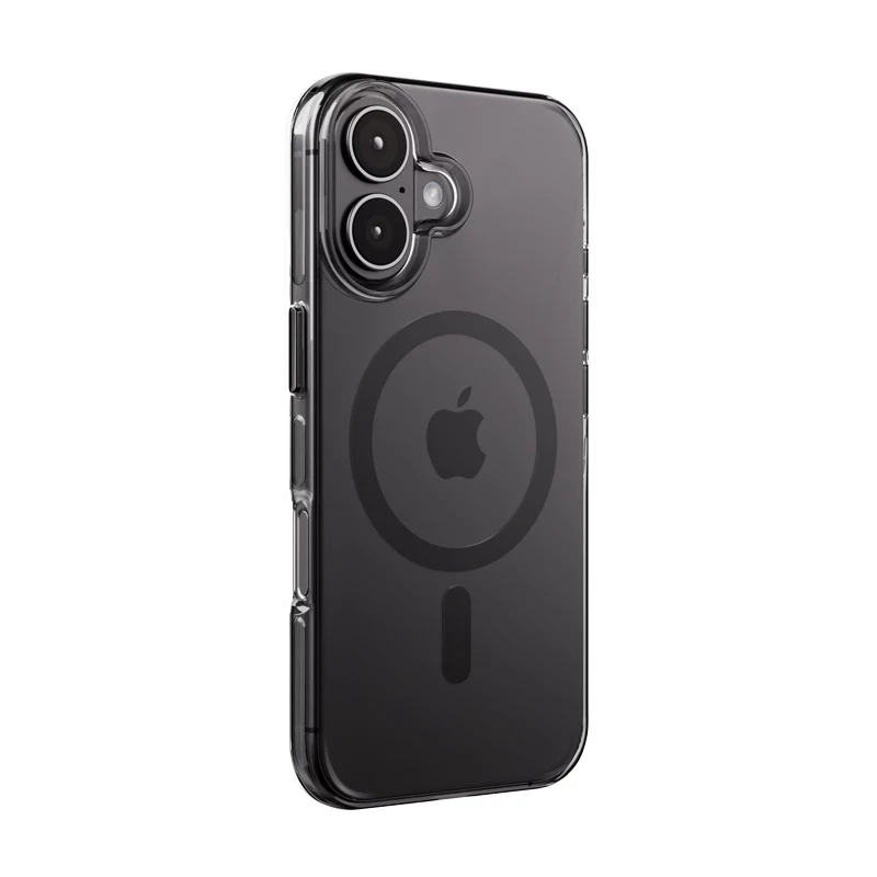 Crong Clear MAG Pro puzdro pre Apple iPhone 16, MagSafe, čierna