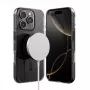 Crong Clear MAG Pro puzdro pre iPhone 16 Pro MagSafe (čierna)