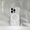 Crong Clear MAG Pro puzdro pre iPhone 16 Pro Max s MagSafe (transparentné)