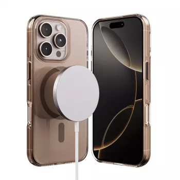 Crong Clear MAG Pro puzdro pre iPhone 16 Pro Max, MagSafe, Desert