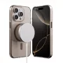 Crong Clear MAG Pro puzdro pre iPhone 15 Pro s MagSafe (púštna farba)