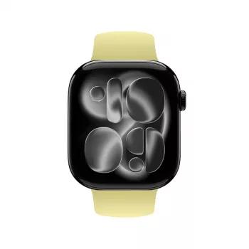 Crong Liquid - remienok pre Apple Watch 38/40/41/42 mm (slámovožltá)