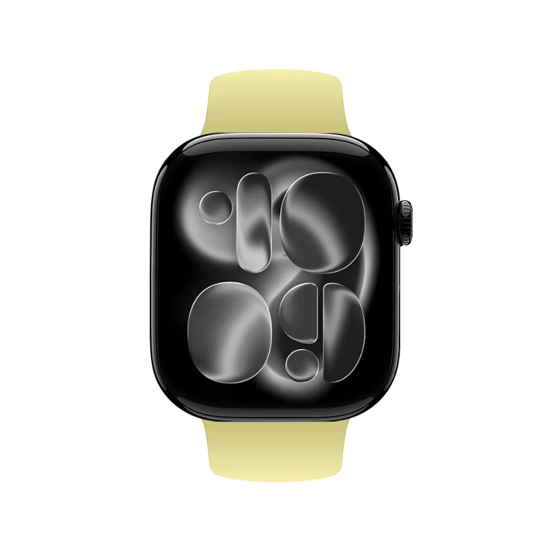 Crong Liquid - remienok pre Apple Watch 38/40/41/42 mm (slámovožltá)