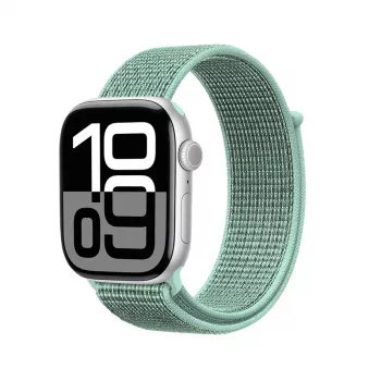 Crong Nylon Sport Loop pre Apple Watch 38/40/41/42 mm zelená