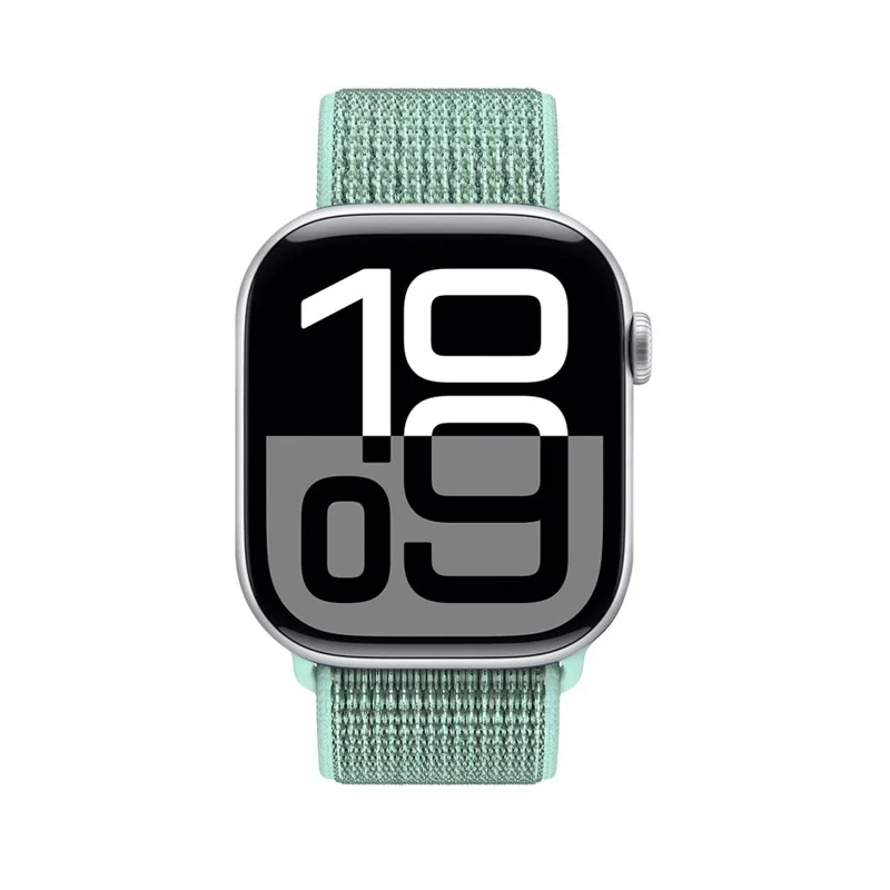 Crong Nylon Sport Loop pre Apple Watch 38/40/41/42 mm zelená