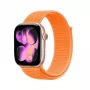 Crong Nylon Sport Loop pre Apple Watch 38/40/41/42 mm oranžová