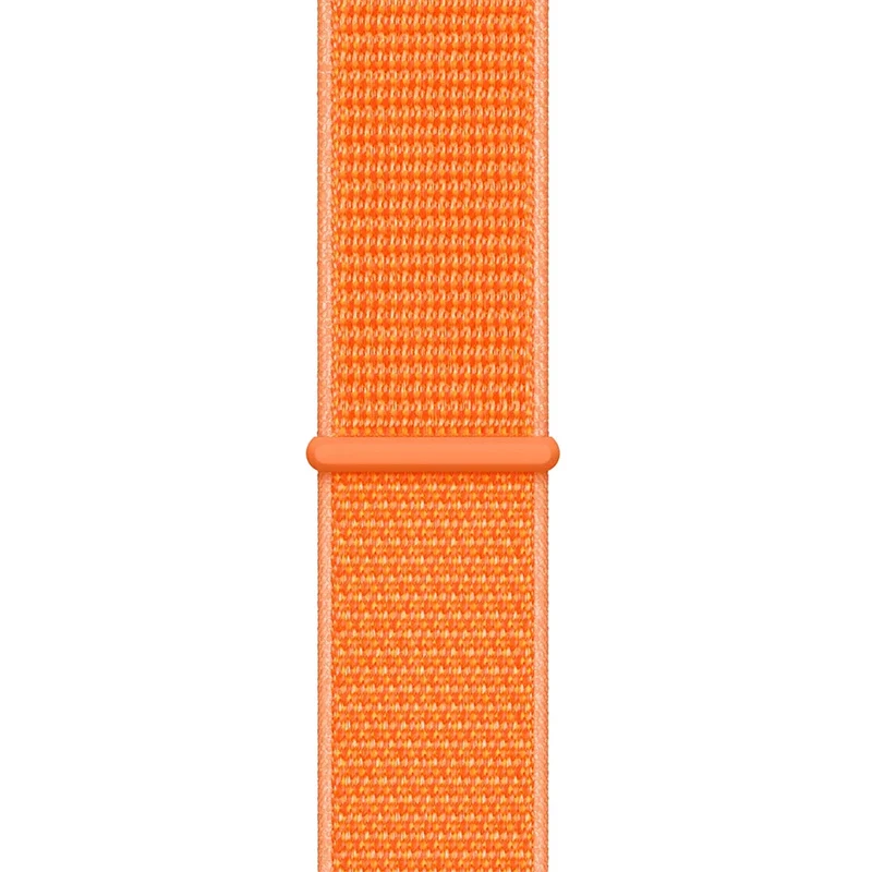 Crong Nylon Sport Loop pre Apple Watch 38/40/41/42 mm oranžová