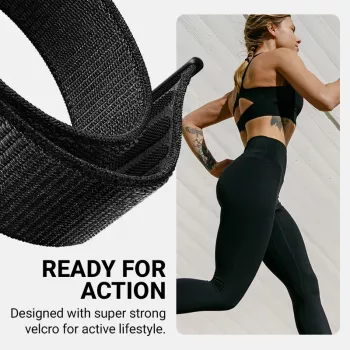 Crong Nylon remienok pre Apple Watch 38/40/41/42 mm modrá